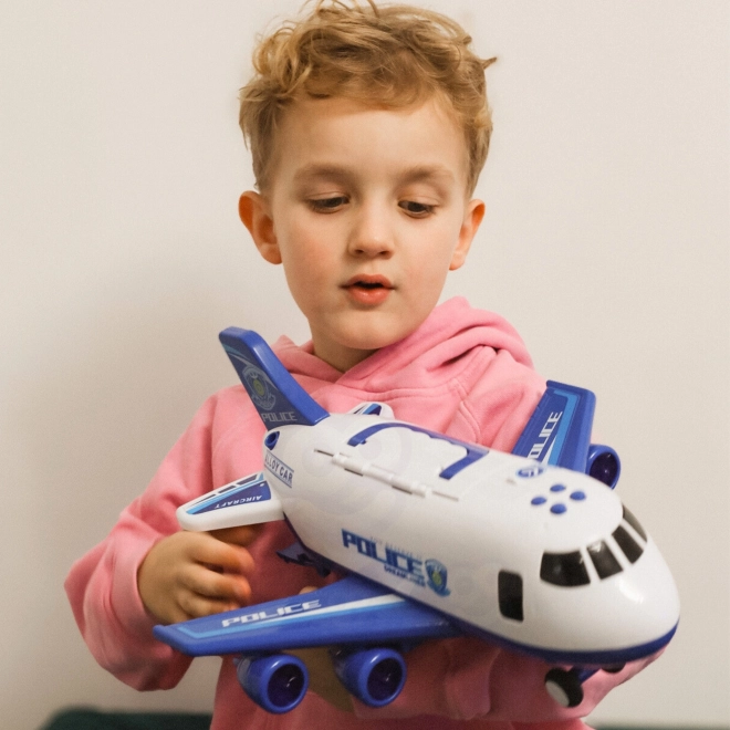 Avion interactiv de poliție cu funcție de aburi WOOPIE