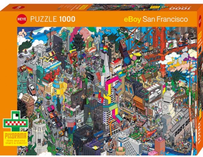 Puzzle Heye Pixorama: Căutarea în San Francisco