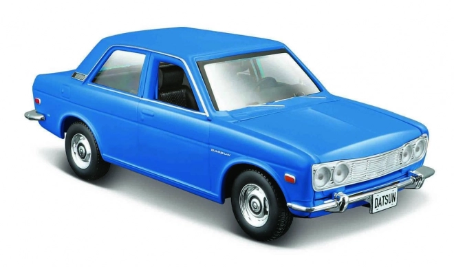 Model de colecție Datsun 510 1971 albastru 1:24