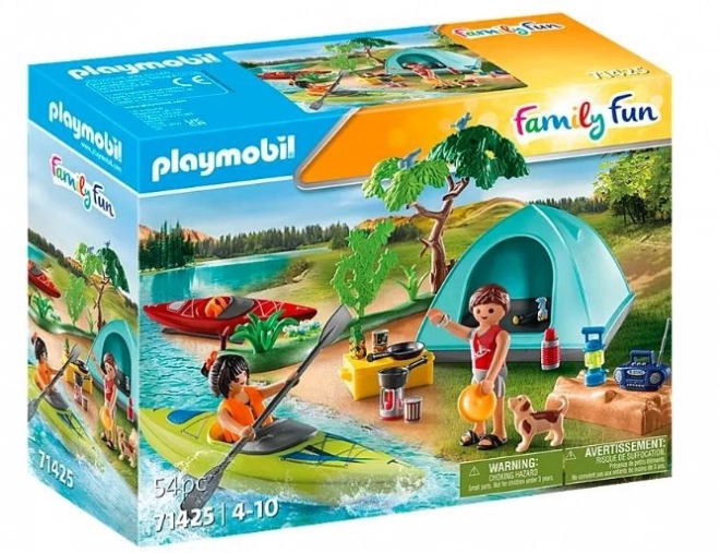 Zest de figurine Family Fun camping sub cort