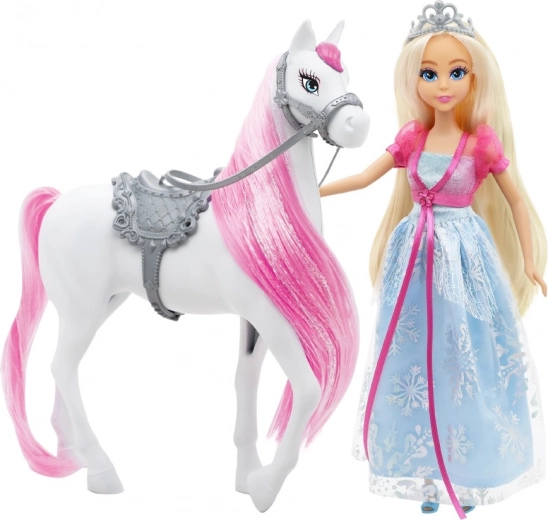 Căluț cu zăbală și șa