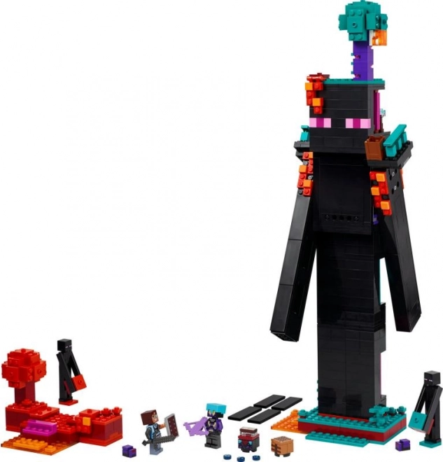 Set LEGO Minecraft Baza Plenitorilor și Distrugător