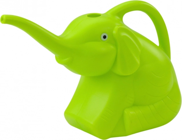 Stropitoare din plastic pentru copii în formă de elefant verde