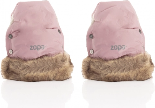 Mănuși de iarnă Fluffy 2, Old Pink