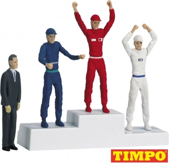 Figurine podiumul învingătorilor pentru pistă de mașinuțe 1:32