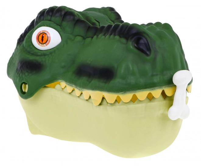 Set figurine Lumea Dinozaurilor pentru copii 3+ cap dinozaur și covor din fetru