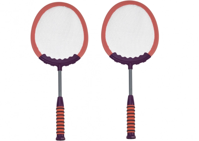 Set badminton palete și fluturași roz