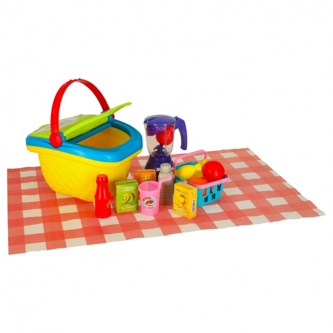 Coș de picnic cu gustări rapide