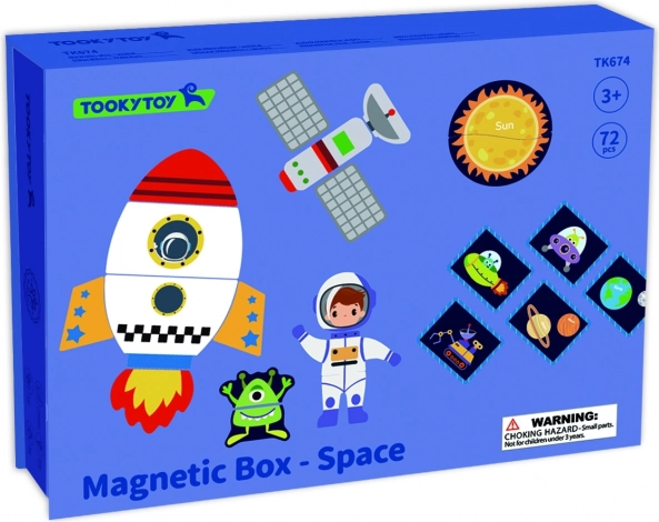 Set de Puzzle Magnetic Spațiu - TOOKY TOY