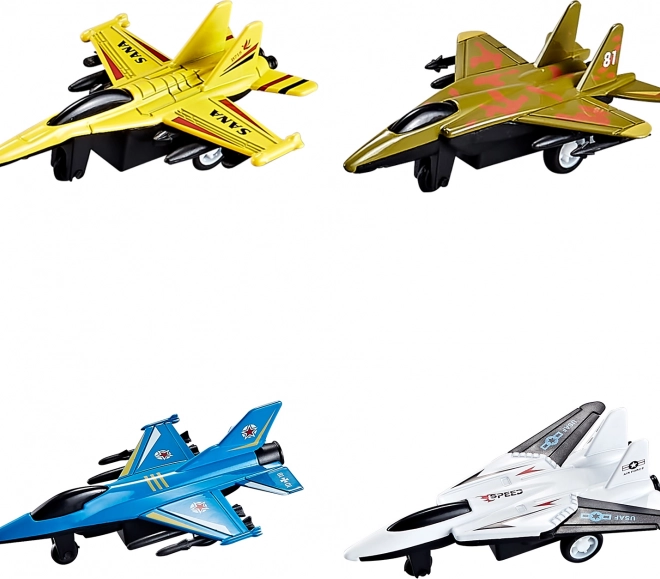 Avion metalic 10 cm