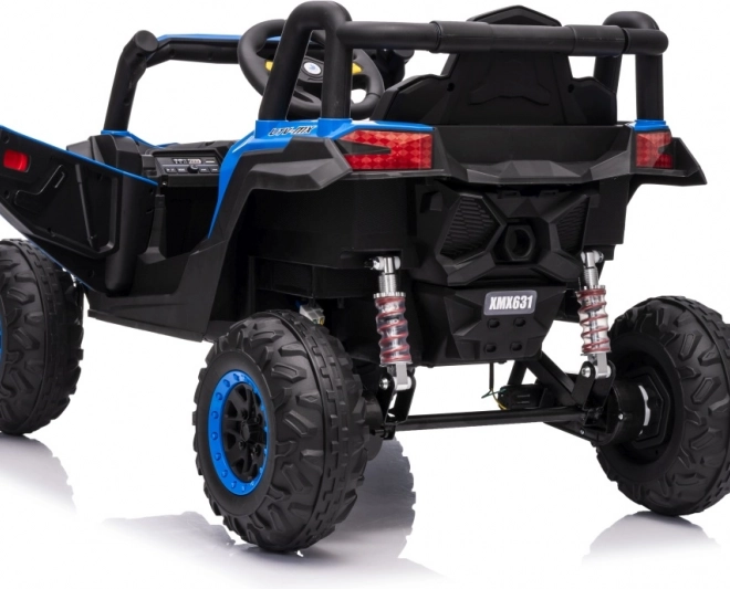 Vehicul electric pentru copii Buggy Madman UTV-MX albastru