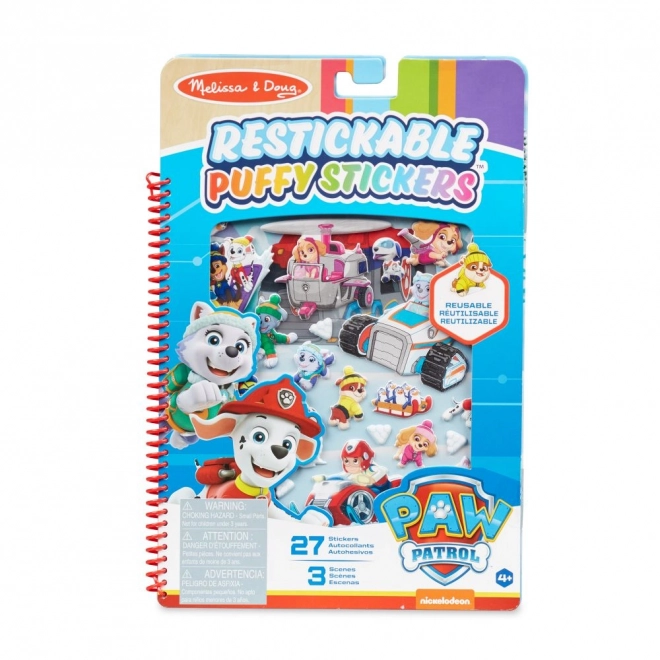 Paw Patrol autocolante de dimensiuni mari reutilizabile - Arctica