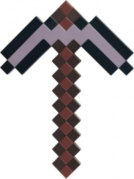 târnăcop minecraft netherite din plastic 42 cm