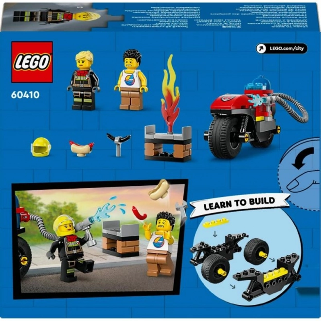 Motocicletă de salvare pompieri LEGO City