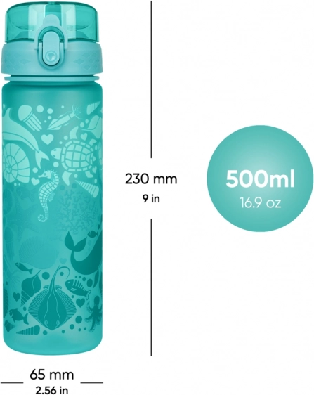 Sticlă Tritan pentru băut Delfin 500 ml