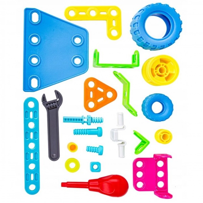Set de construcție vehicule pentru copii 6în1