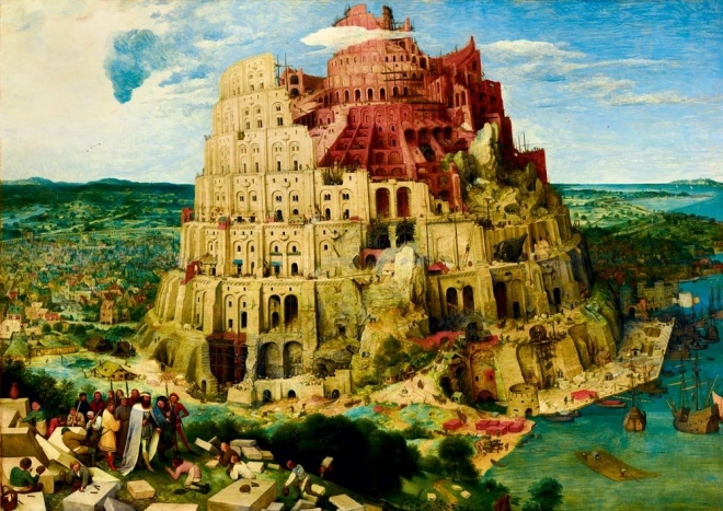 Puzzle Turnul Babel 1000 Piese