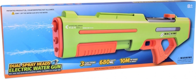 Pistolă de apă electrică cu duză dublă