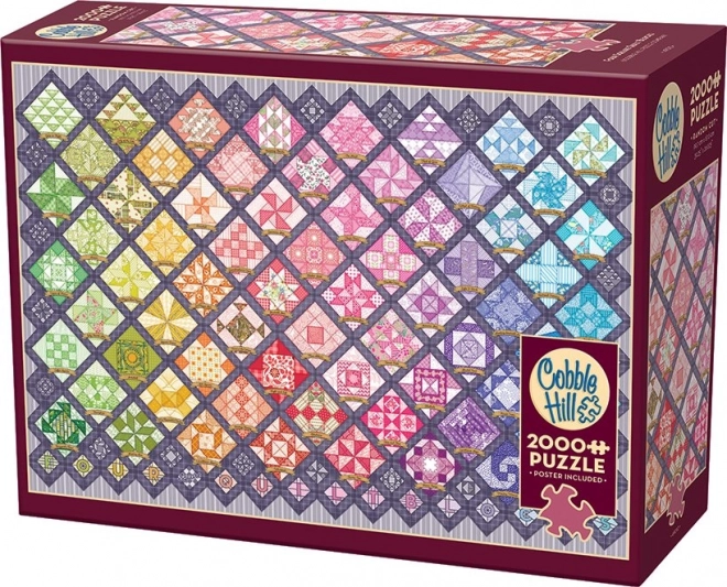 Puzzle cu pături brodate 2000 piese