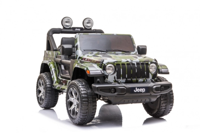 mașină electrică Jeep Wrangler Rubicon camuflaj