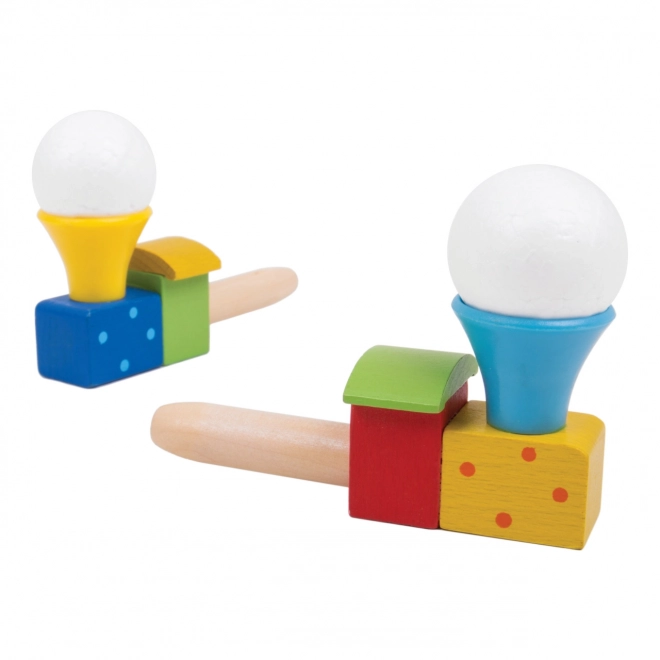 Locomotivă cu balon Bigjigs Toys