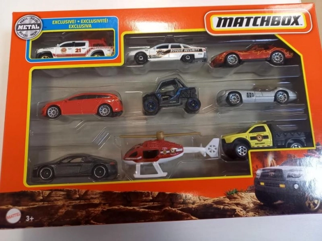 set mașini metalice Matchbox 9 piese