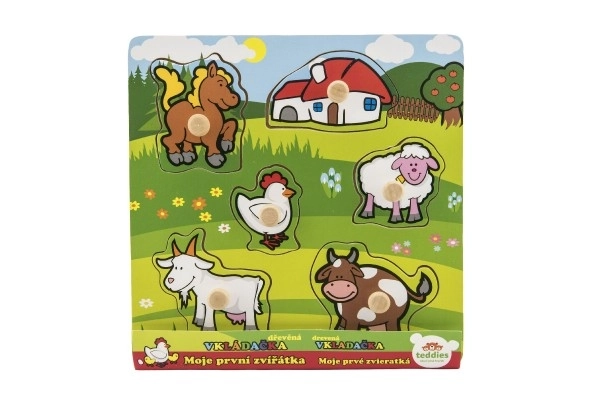 Puzzle educativ Prima mea fermă cu animale