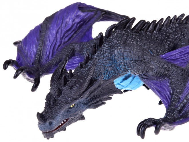 Figurină dragon violet majestuos