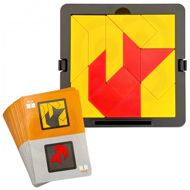 Joc logic tangram Woopie antrenament de buzunar pentru creier