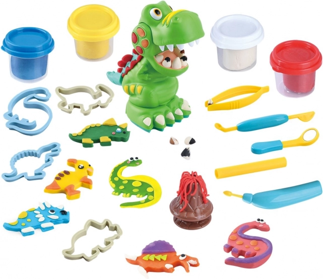 Modelină Dentist Set Dino