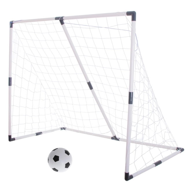 Poartă de fotbal 2 în 1 pentru copii 143x110x70 cm