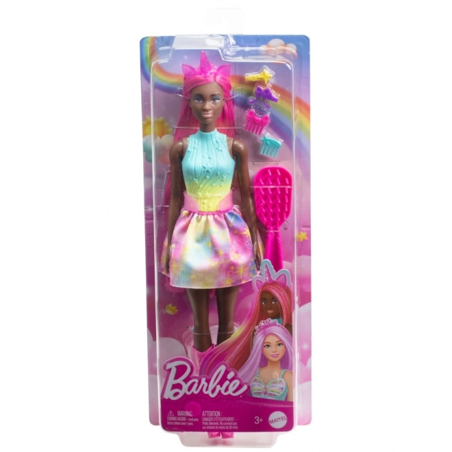 Păpușa Barbie cu păr lung - Zână Unicorn