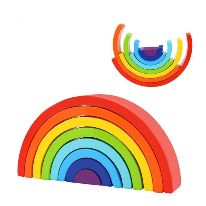 Tooky Toy arcă de lemn Montessori