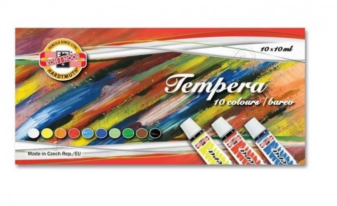 culori tempera KOH-I-NOOR set 10x10ml