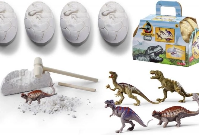 Set pentru excavarea ouălor de dinozaur