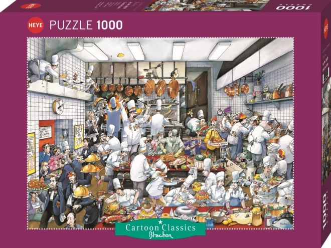 Puzzle desen animat Clasic: Bucătari creativi - 1000 piese