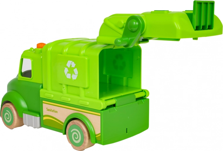 Mecanism funcțional de ridicare și container rabatabil