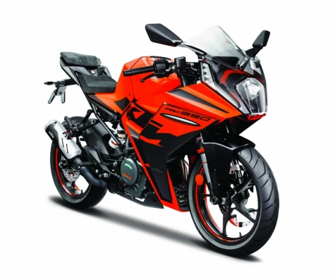 Motocicleta metalică KTM RC 390 scara 1:12