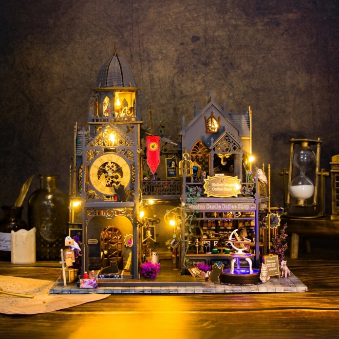 Casa de păpuși miniaturală Castelul Huoluo de la 2Kids Toys