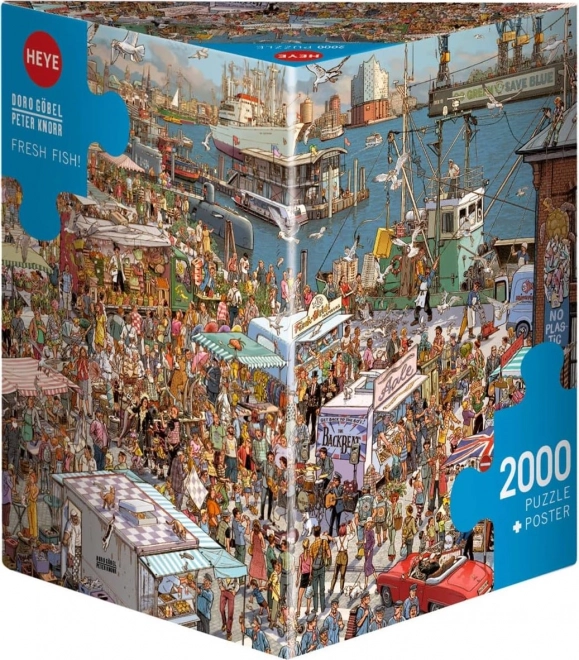 Puzzle Pește proaspăt 2000 piese