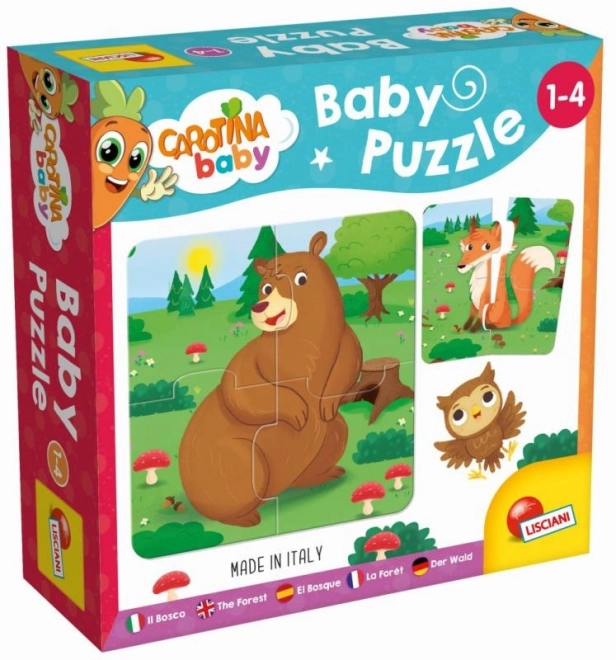 Puzzle Baby Carotina - Pădurea veselă