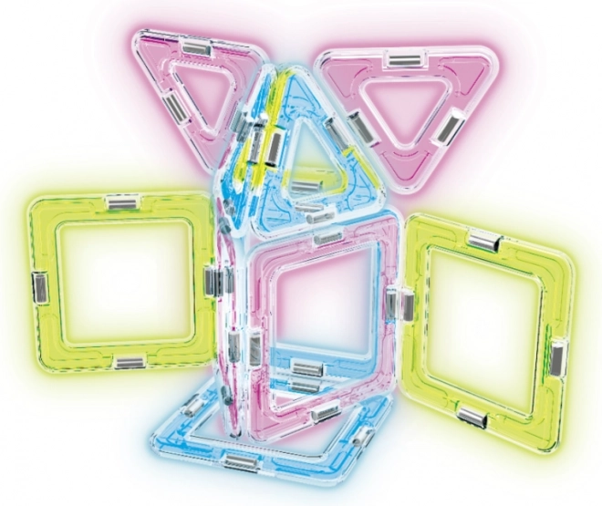 Blocuri magnetice Magformers Glowing Craft 20 piese