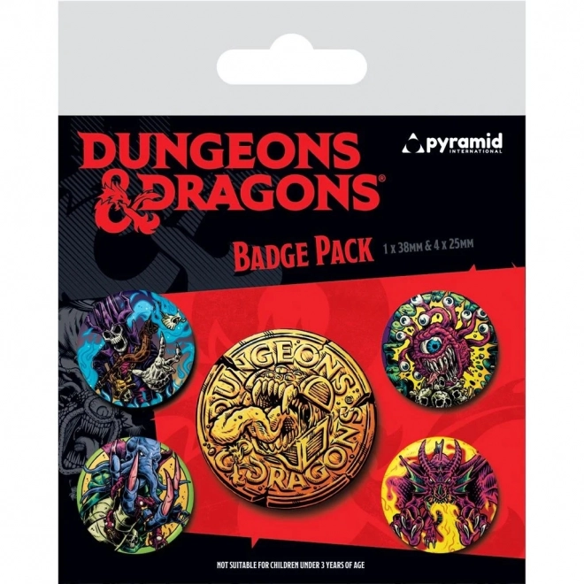 Set insigne Dungeon and Dragons