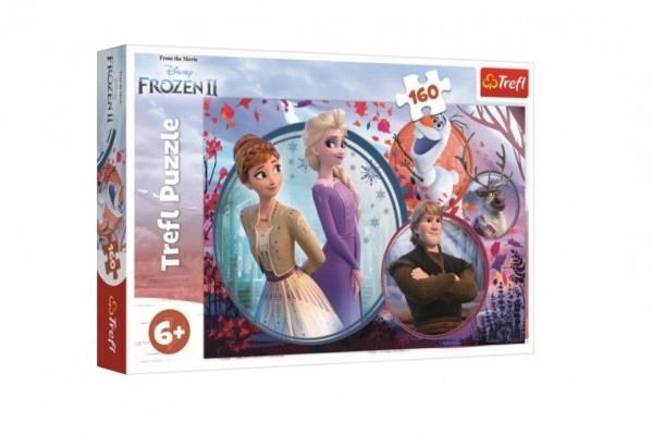 Puzzle 160 elemente Frozen 2 Siostrzana aventură