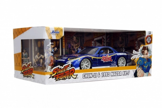 Mașina 1993 Mazda RX7 Street Fighter la scară 1:24