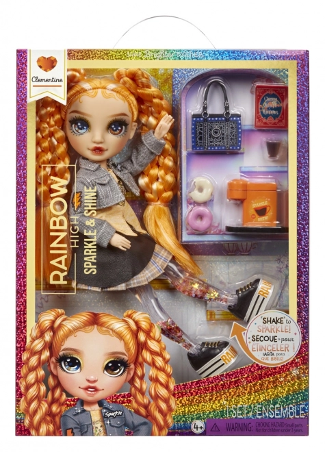 Păpușă fashion Rainbow High Sparkle & Shine - Clementine