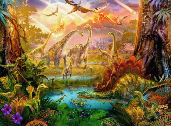 Puzzle Dinozauri 500 de piese