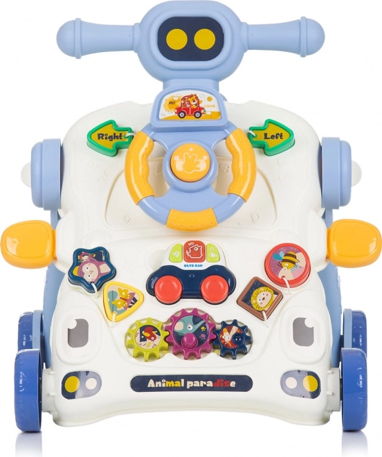 Chipolino premergător interactiv 3 în 1 Mașinuță Albastru