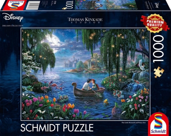 Puzzle Micuța Sirenă și Prințul Eric 1000 de Piese