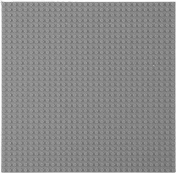 Placă de construcție pentru seturi de construcție gri 40x40 cm
